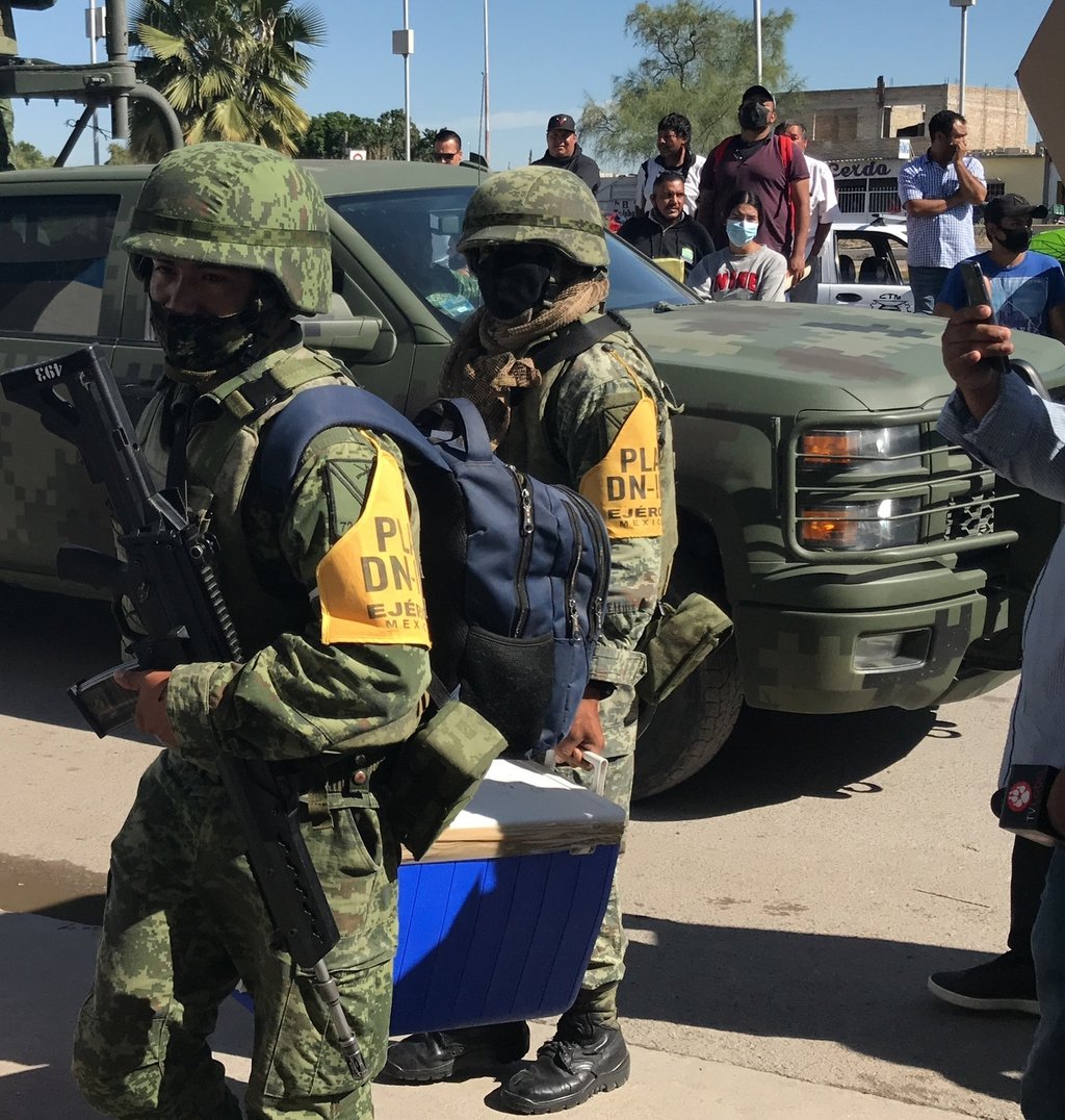 Destacan respaldo del Ejército en Gómez