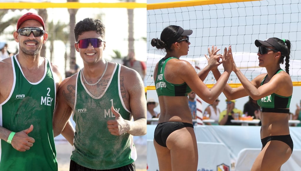 Mexicanos logran plata en Tour de Playa NORCECA de voleibol de playa