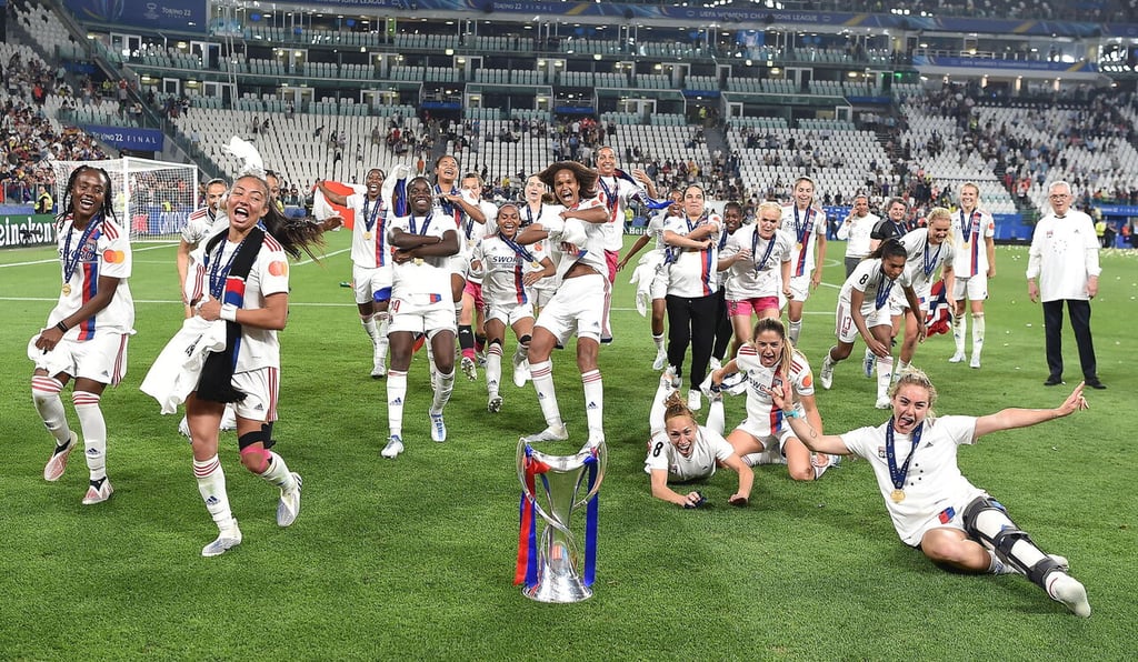 Olympique de Lyon son campeonas de la Champions League tras vencer al Barcelona