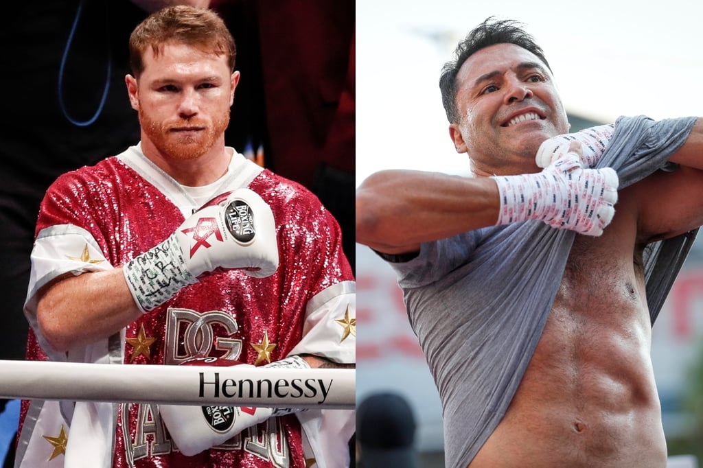 ¿Habrá pelea entre ellos? 'Canelo' Álvarez responde a las críticas de Óscar de la Hoya