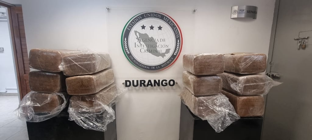Detectan droga en empresa de paquetería ubicada en Durango