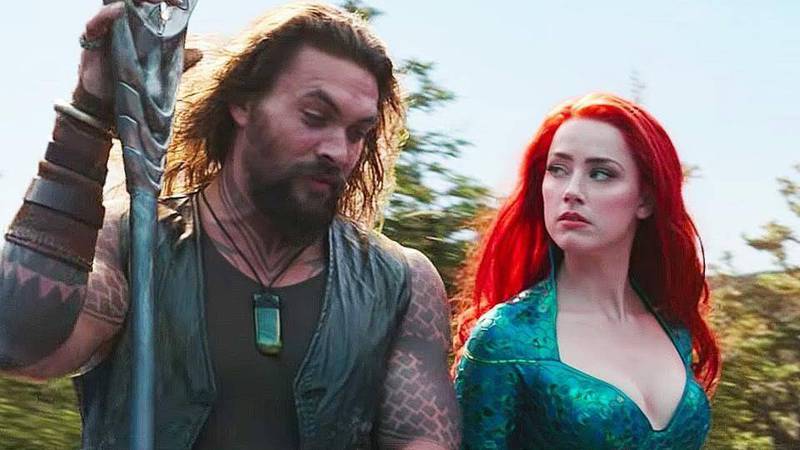 Ejecutivo de Warner revela que recortaron escenas de Amber Heard en Aquaman por 'falta de química' con Jason Momoa