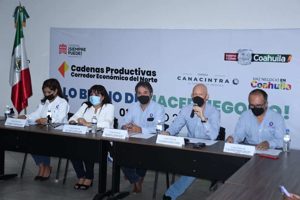 Lista, primera edición de Cadenas Productivas, Corredor Económico del Norte en Torreón