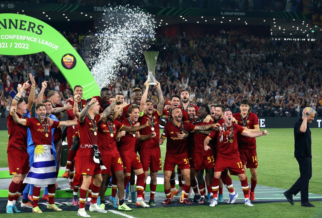 AS Roma de José Mourinho se proclama campeón en la Liga Conferencia ante Feyernoord