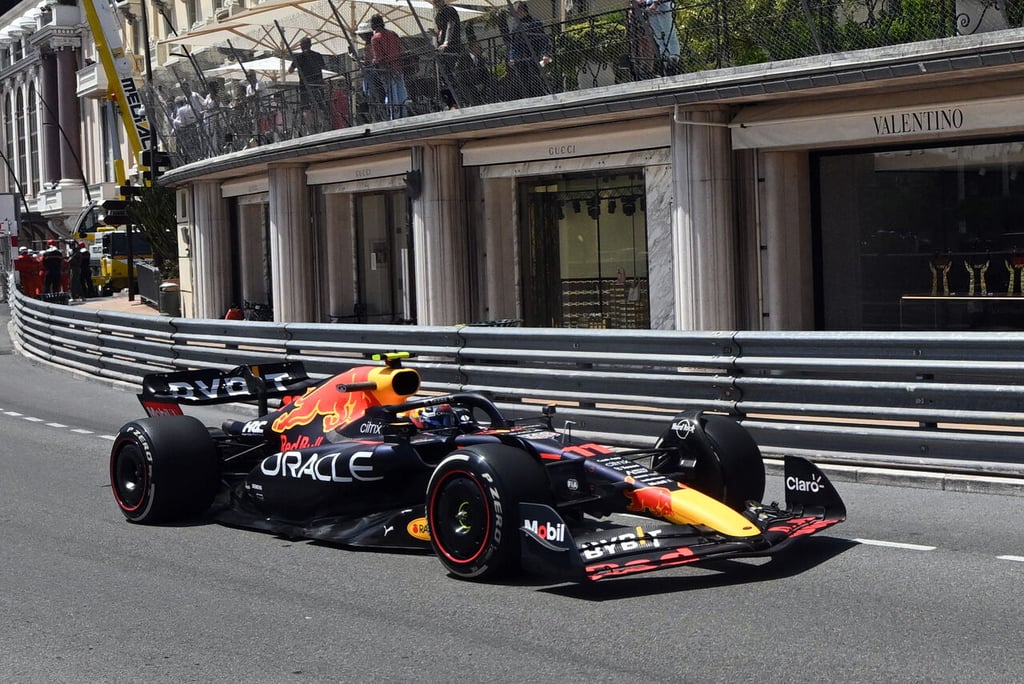 'Checo' Pérez, el segundo más rápido en la práctica libre uno del GP de Mónaco