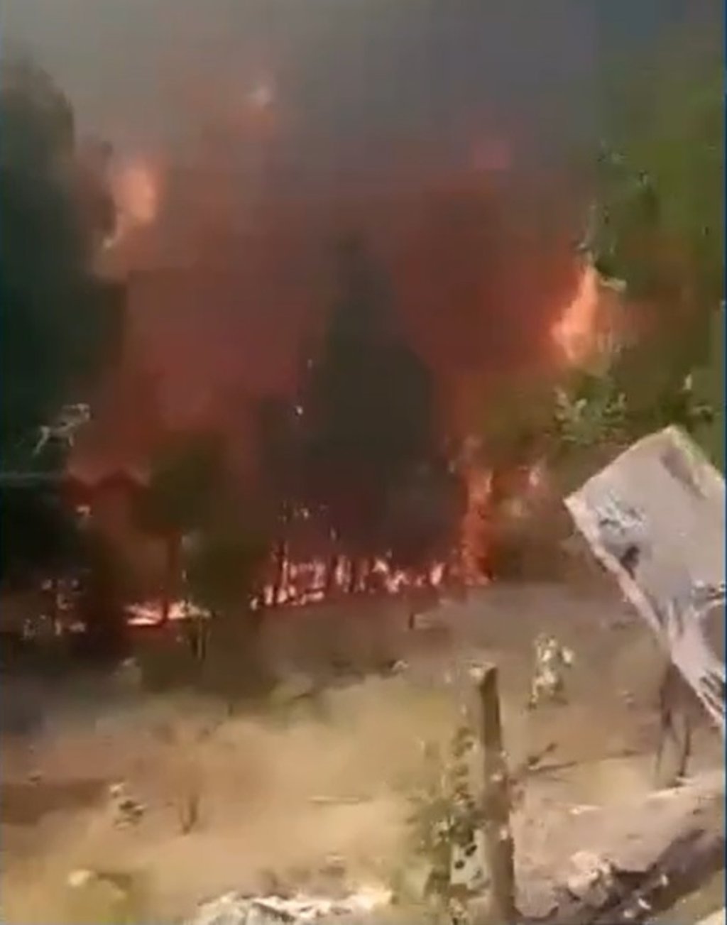 Preocupa incendio en San Bernardo