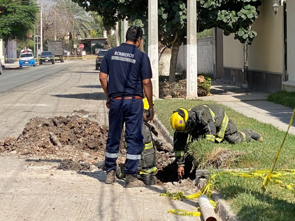 Atienden una fuga de gas natural en Gómez Palacio