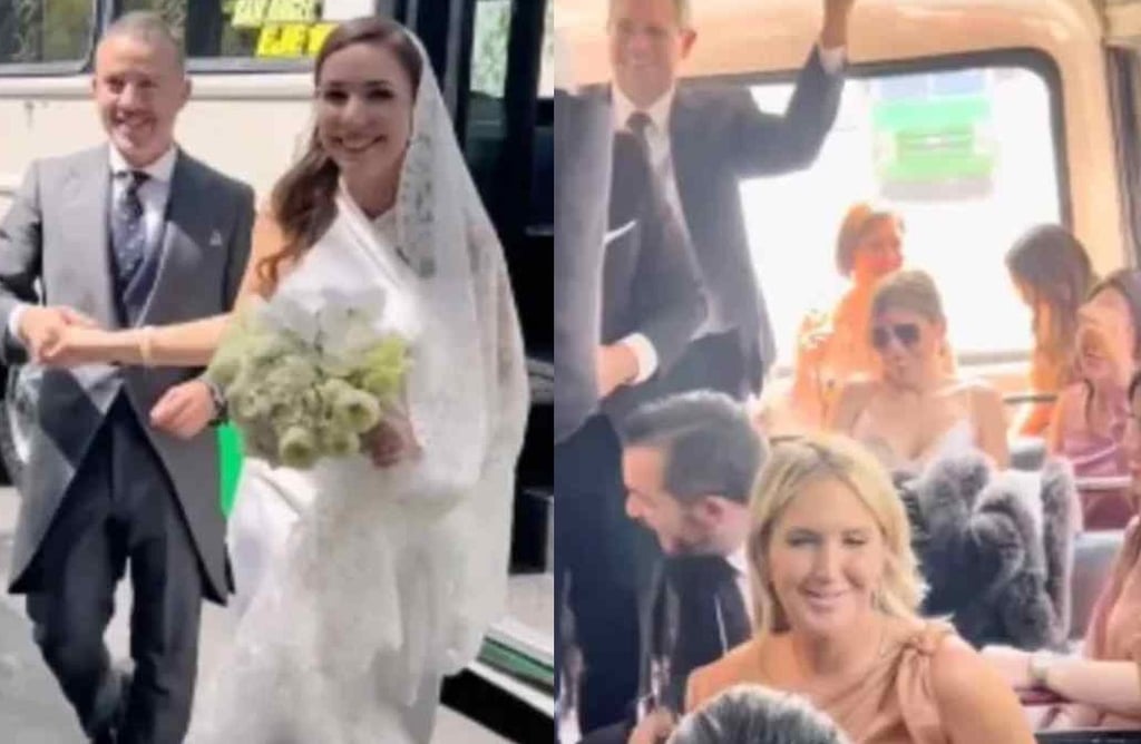 Tunden a pareja que contrató microbuses para su boda