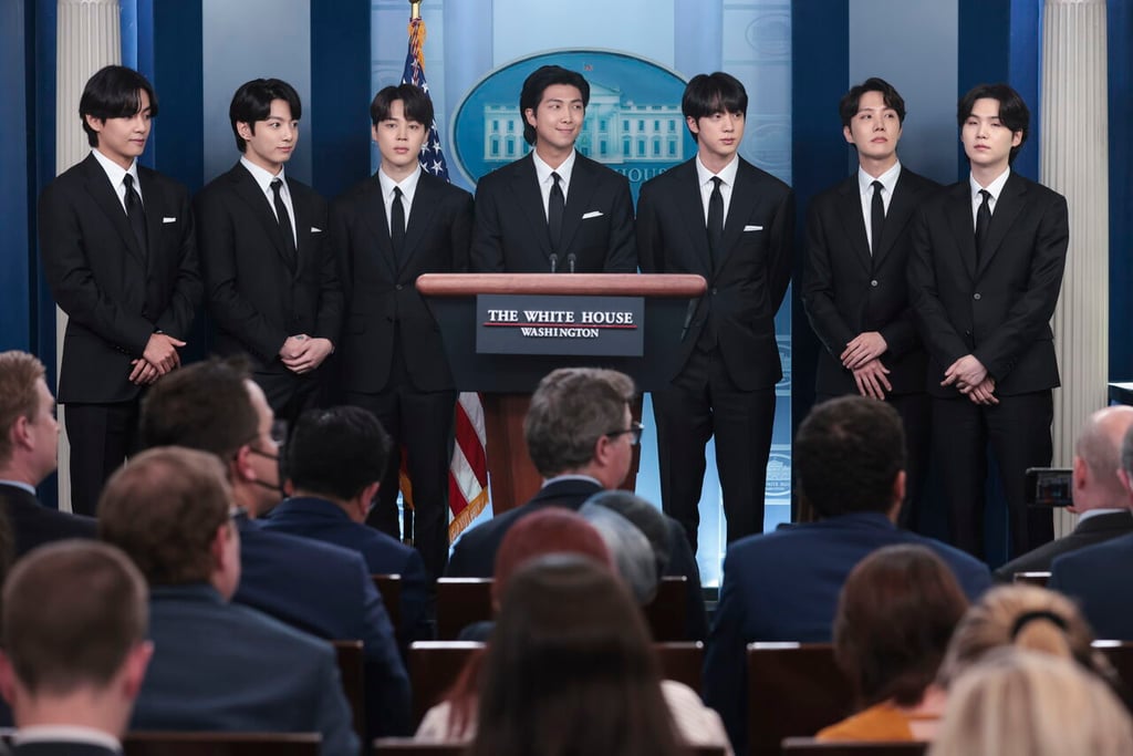 BTS visita la Casa Blanca para hablar sobre crímenes de odio a la comunidad asiática