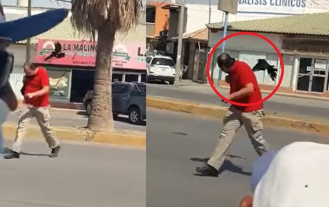 VIRAL: Hombre en Torreón es atacado por chanates