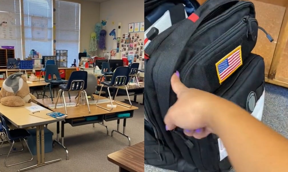 VIDEO: Maestra enseña cómo proteger a los estudiantes de un tiroteo
