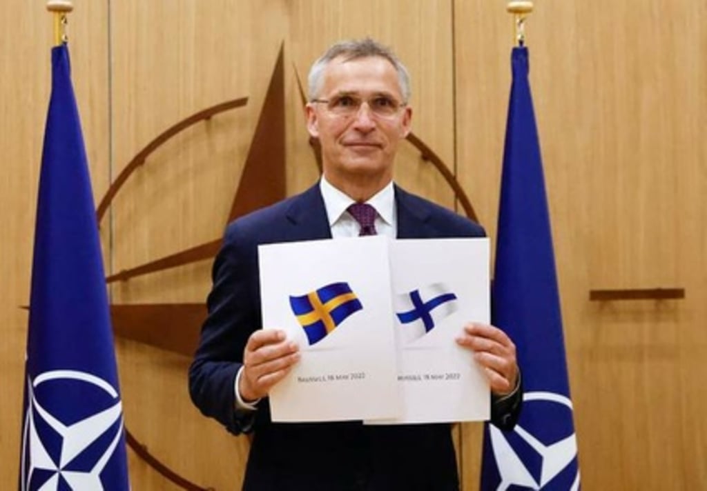 Atorado, ingreso a OTAN de Finlandia y Suecia