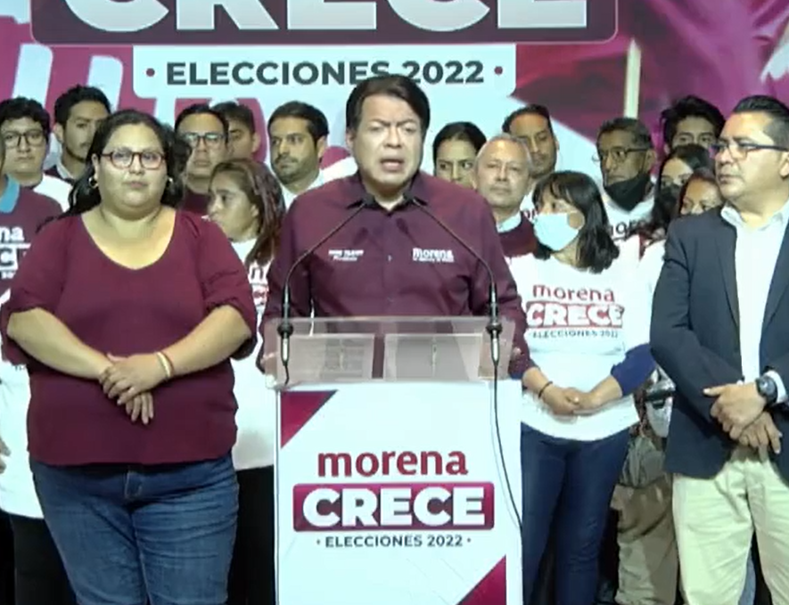 Dirigente nacional de Morena asegura ventaja en cinco de seis gubernaturas disputadas, incluyendo Durango