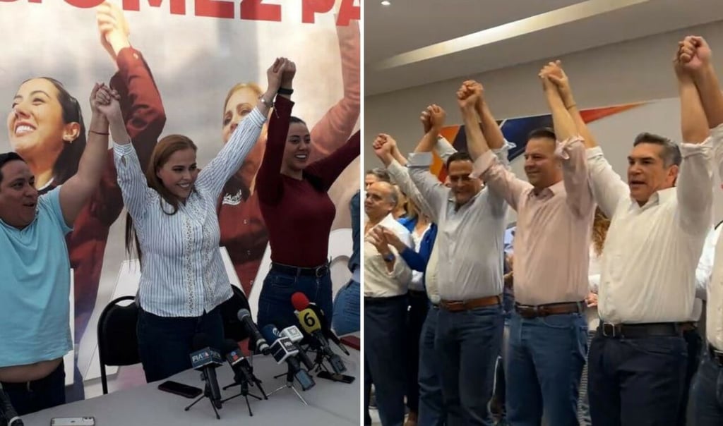 Marina Vitela y Esteban Villegas se proclaman ganadores de la gubernatura