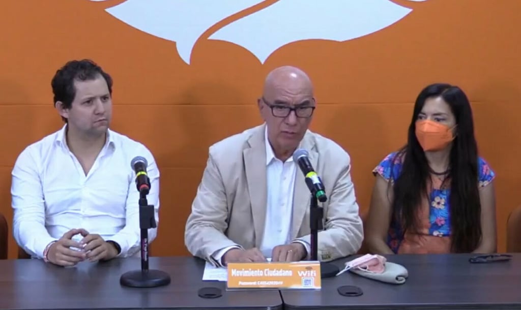 Dante Delgado denuncia 'profunda asimetría' para candidatos de Movimiento Ciudadano