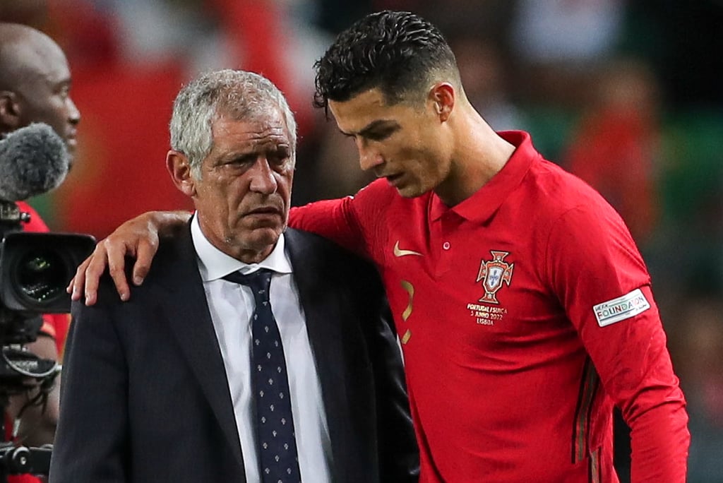Fernando Santos asegura que 'difícilmente' podrán sustituir a Cristiano Ronaldo en Portugal