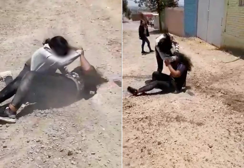 VIDEO: Menores de una escuela secundaria de Durango protagonizan pelea