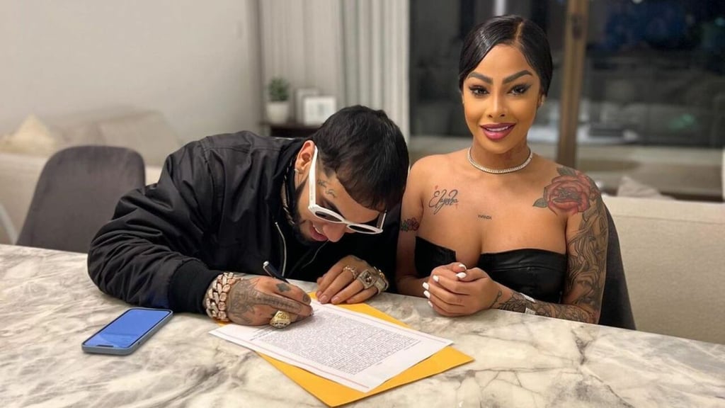 Anuel AA y Yailin La Más Viral presumen que ya son esposos