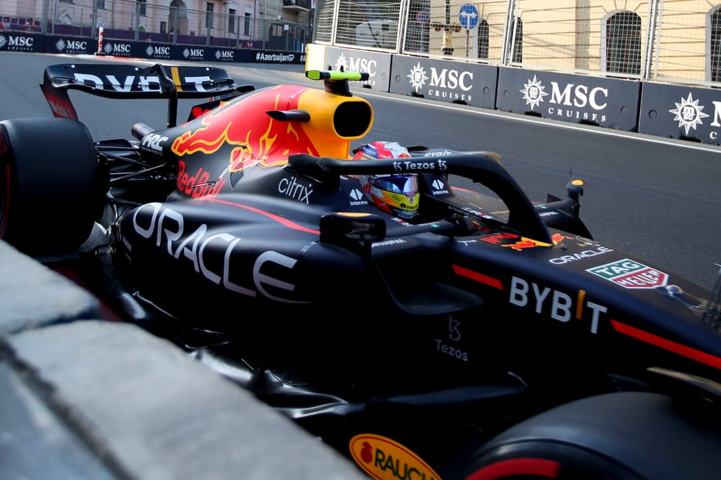 ¡Con todo! 'Checo' Pérez arrancará segundo en el Gran Premio de Azerbaiyán