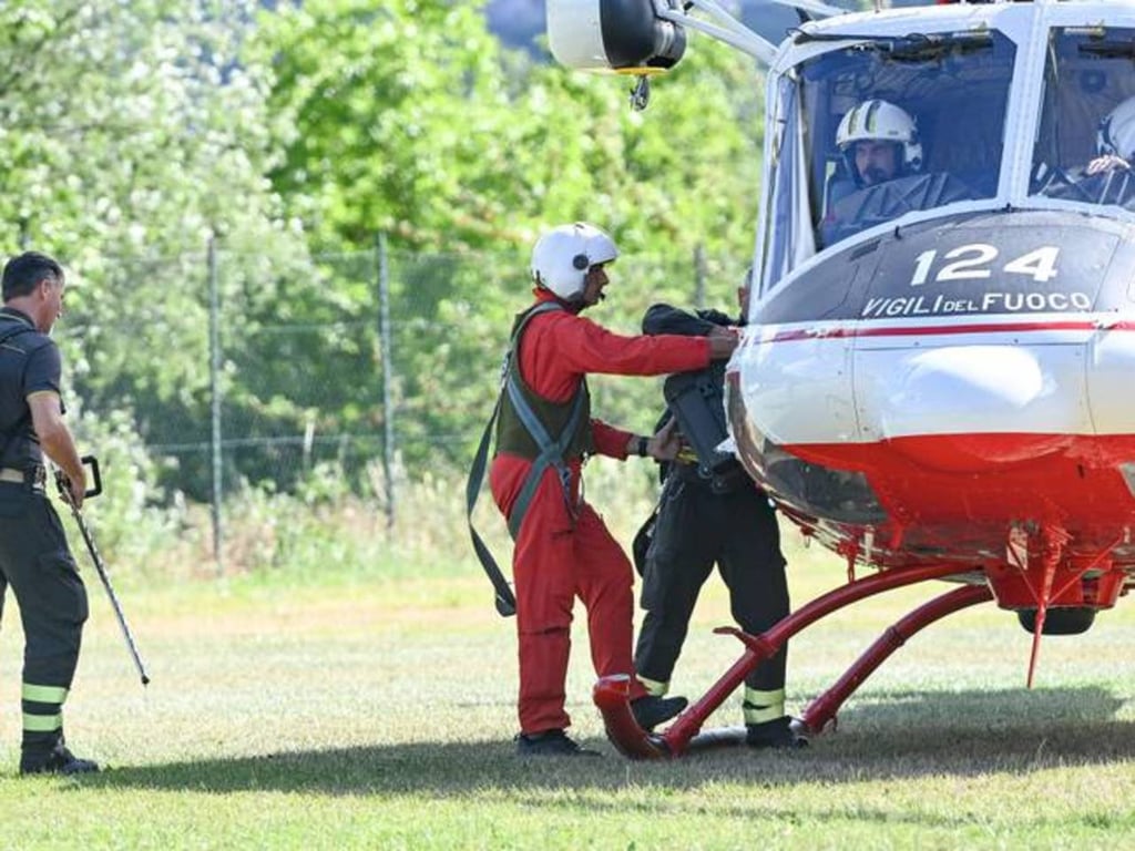 Siete muertos tras desplome de un helicóptero en Italia