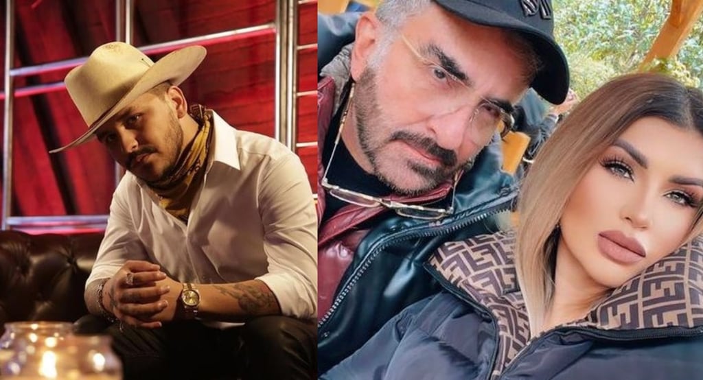 El halago que la novia de Vicente Fernández Jr. le escribió a Christian Nodal
