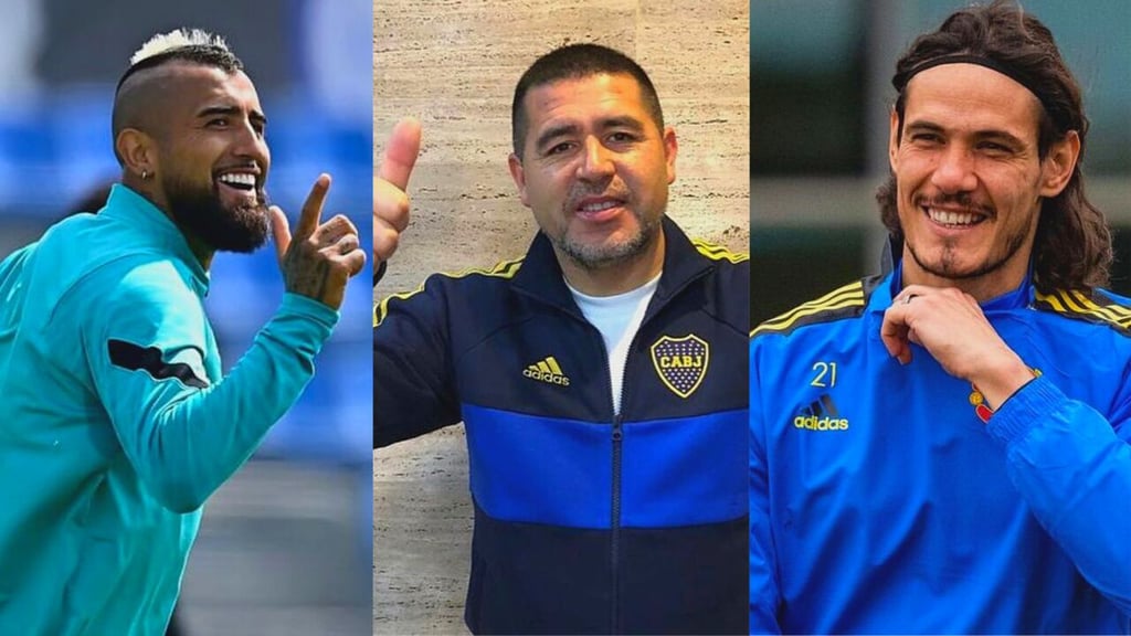 Arturo Vidal y Edinson Cavani nacieron para jugar en el Boca Juniors: Juan Román Riquelme