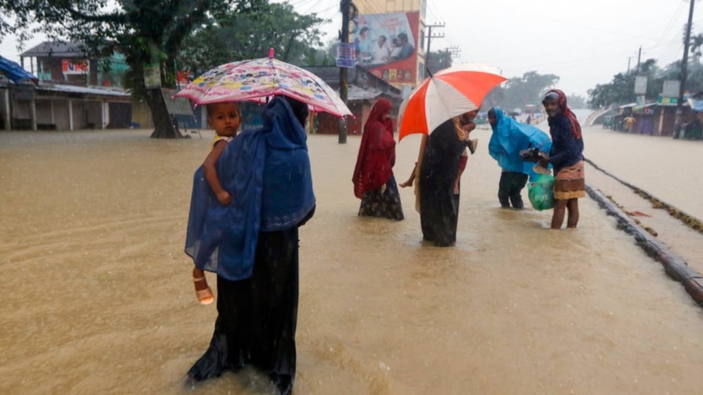 Lluvias dejan 18 muertos en India y Bangladesh