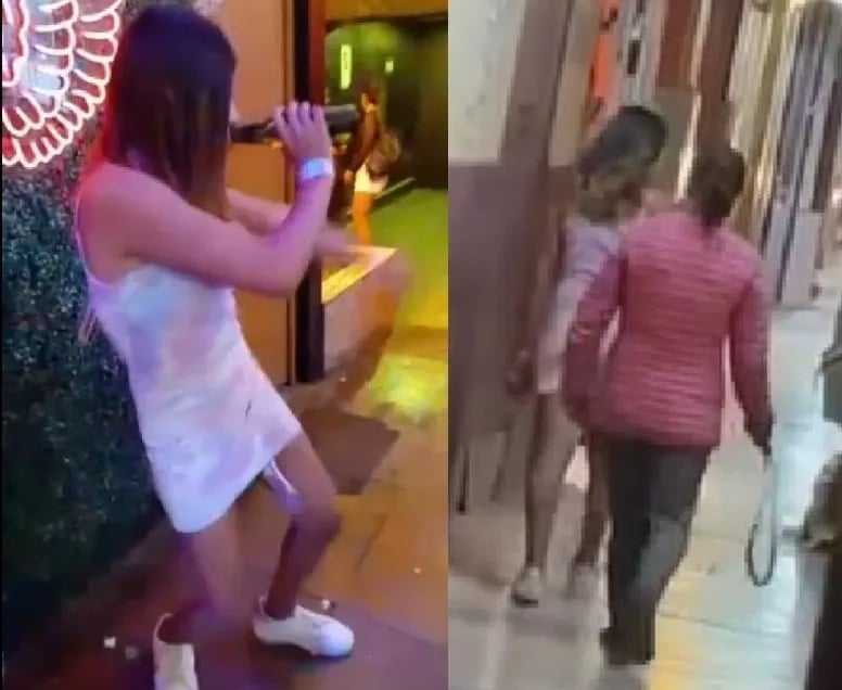 VIDEO: Madre agarra a cinturonazos a su hija por escaparse para ir a una fiesta