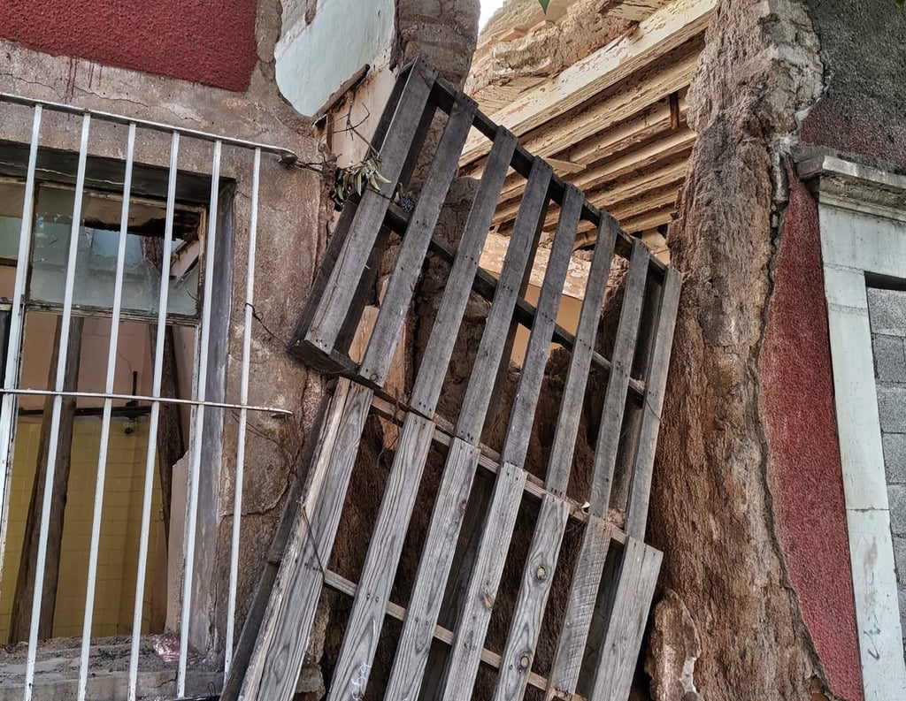 Hay 60 inmuebles en riesgo de derrumbe en el Centro Histórico de Durango