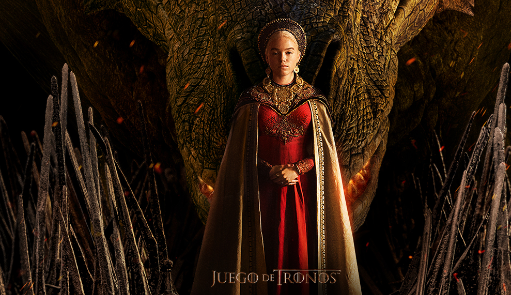 Presentan póster oficial de La casa del dragón, precuela de Game of Thrones