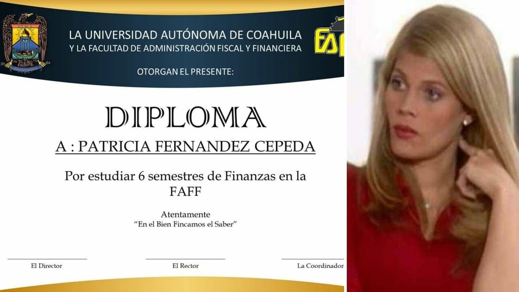 Patricia Fernández 'La Peliteñida'... ¿Recibe título de la UAdeC?