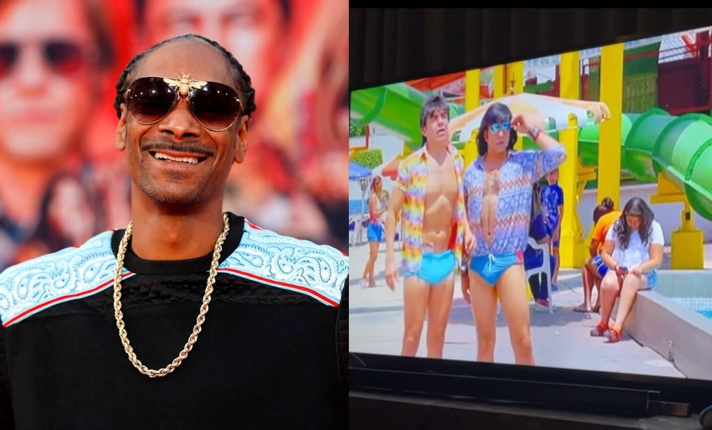 Snoop Doog sorprende al aparecer viendo Nosotros Los Guapos