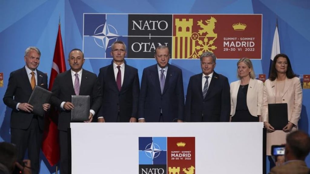 La OTAN desbloquea veto turco a entrada de Suecia y Finlandia