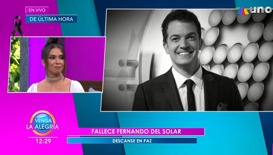 VIDEO: Dan la noticia de la muerte de Fernando del Solar en Venga la Alegría