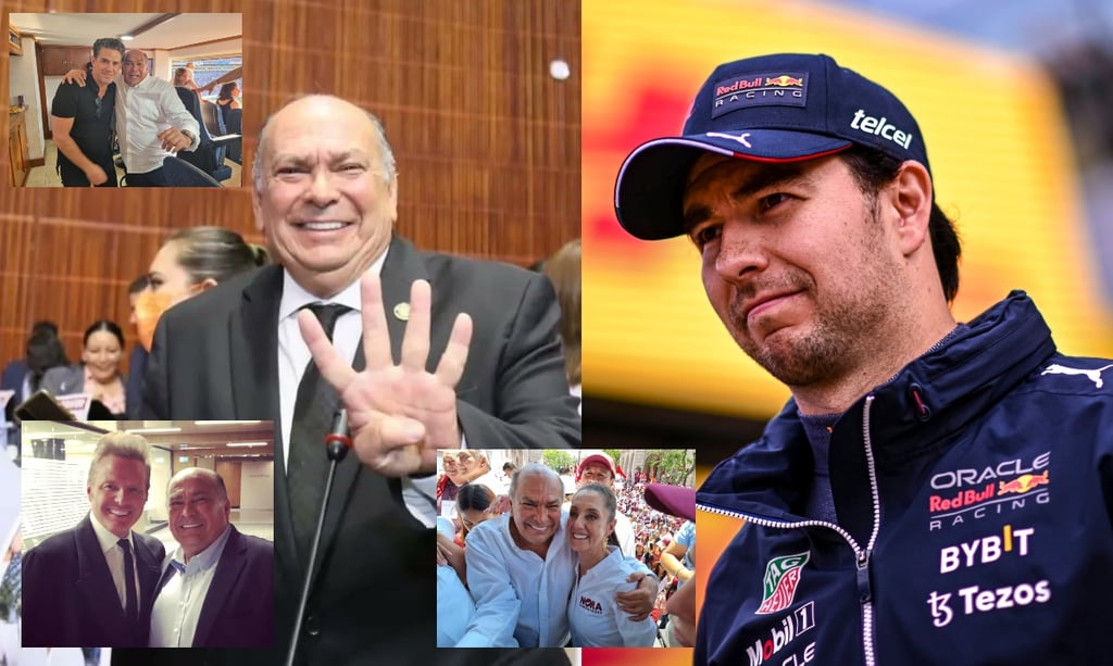 Desde Irraragori hasta Sheinbaum, las figuras con las que se codea el papá de 'Checo' Pérez