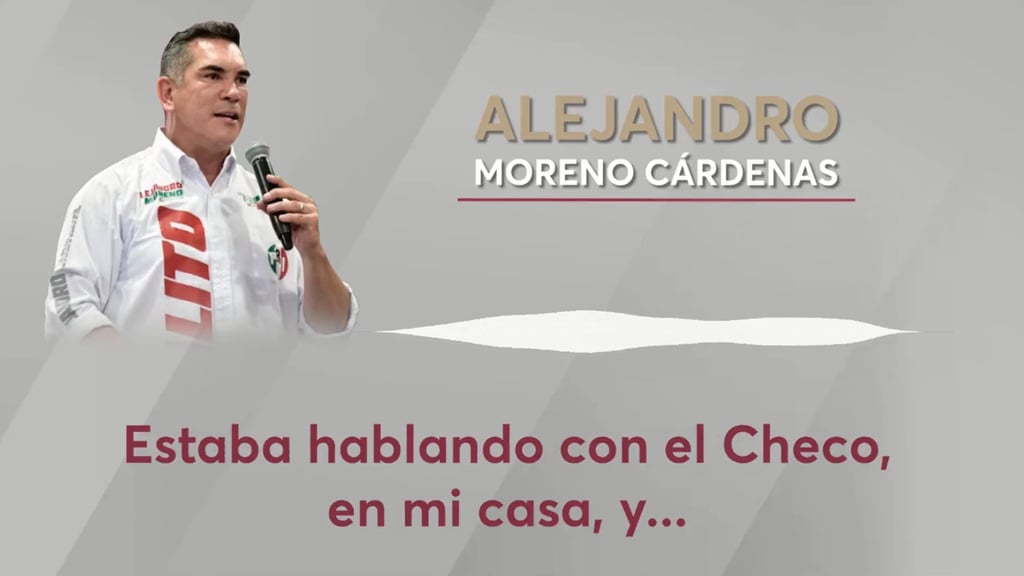 Exhiben nuevo audio de Alejandro Moreno, dirigente nacional del PRI