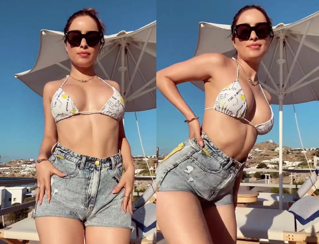 Cynthia Rodríguez baila reguetón en bikini