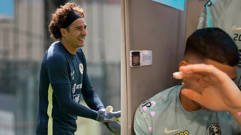 Video de Memo Ochoa dedicando Mi bebito fiu fiu a un compañero del América se hace viral