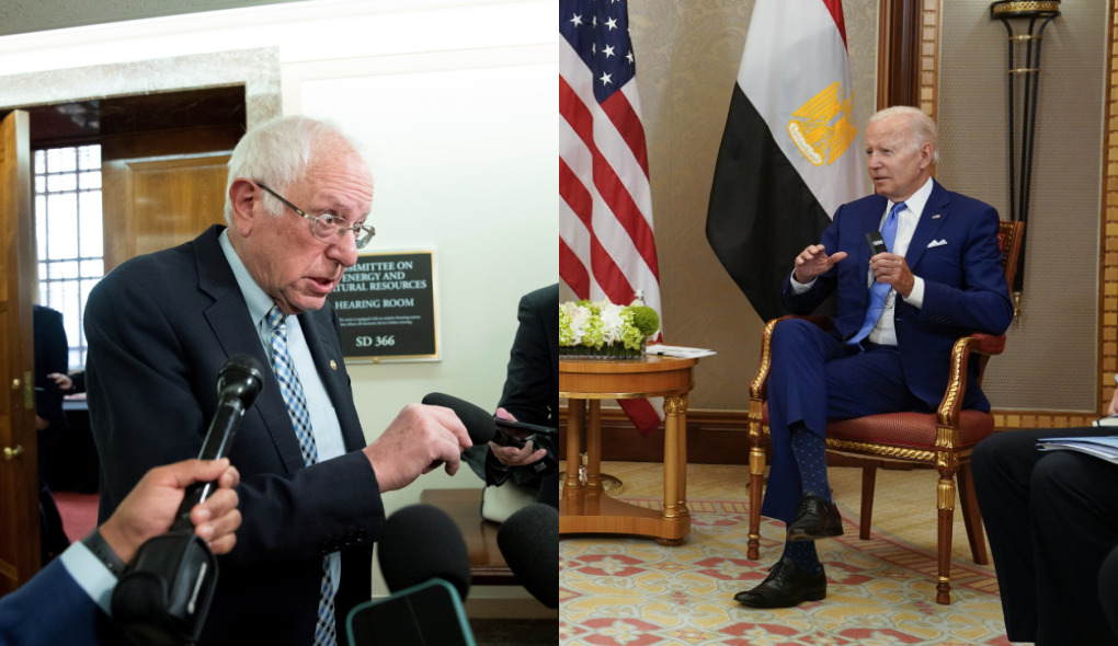 Senador Bernie Sander critica a Joe Biden por su viaje a Arabia Saudita