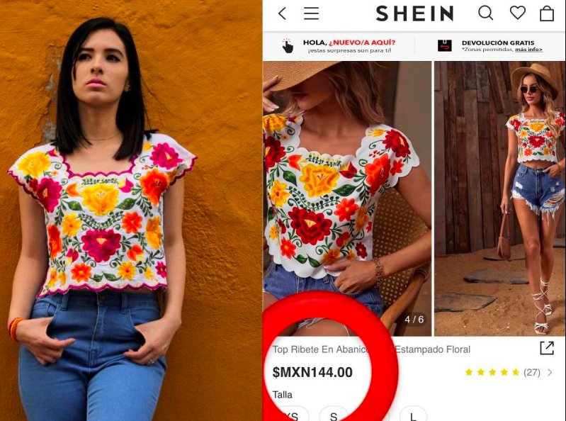 México pide explicación a china Shein por apropiación cultural en blusa