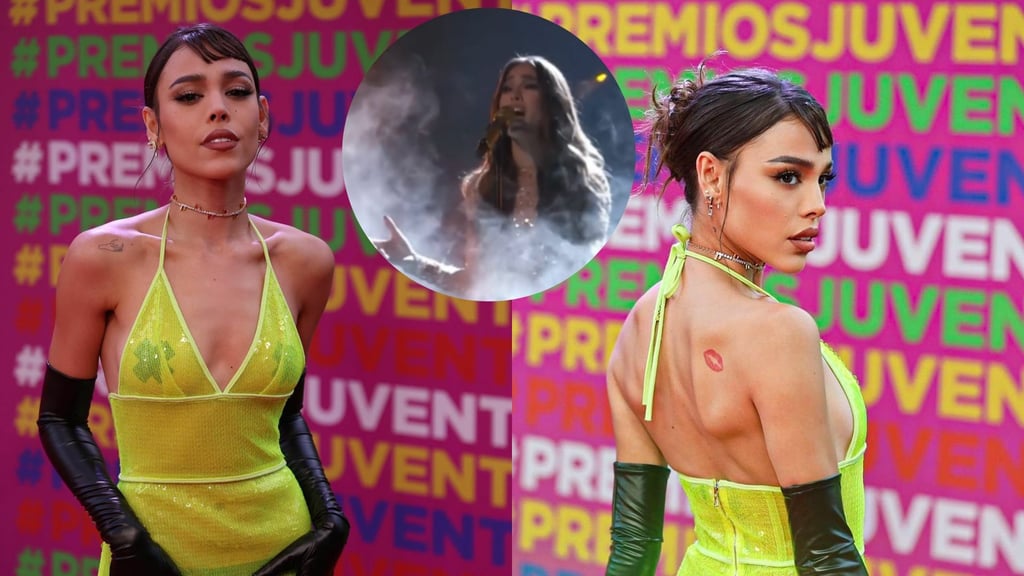 Danna Paola protagoniza los Premios Juventud con sus 'looks' y presentación musical