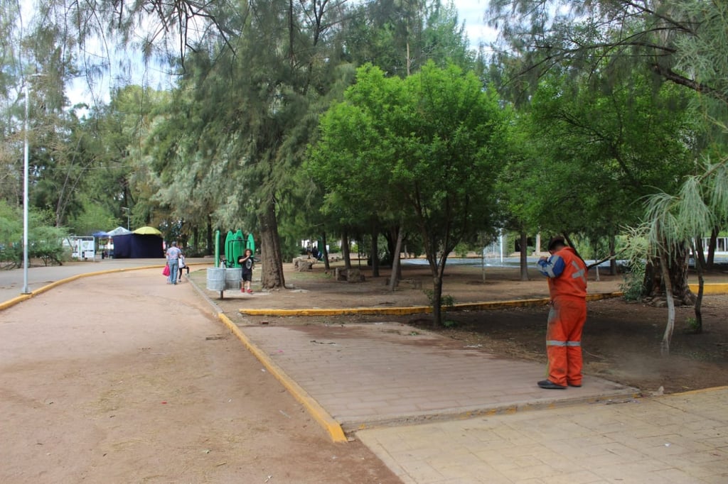 Retiran puesto de la pista del Parque Guadiana; será reubicado
