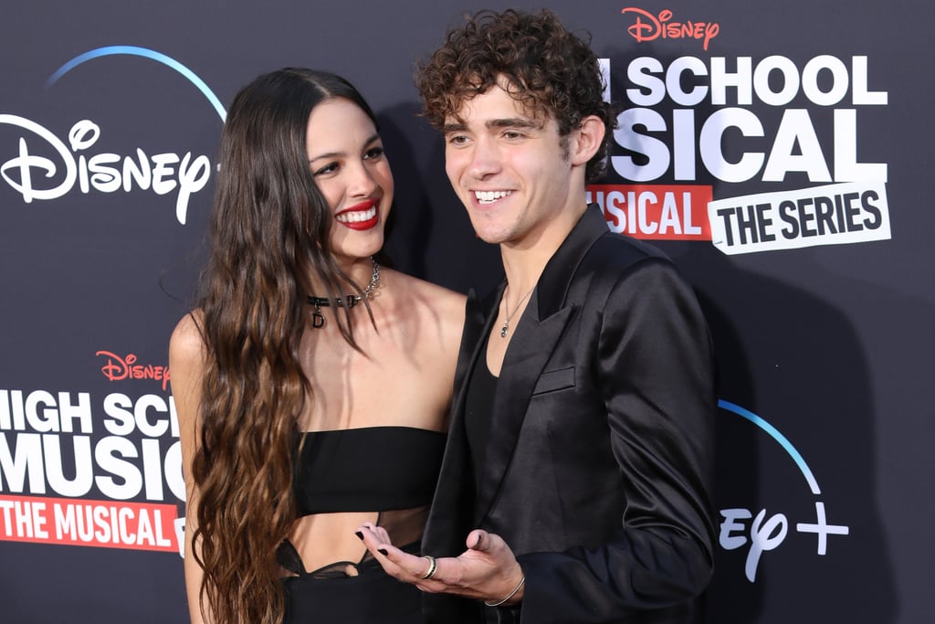 Olivia Rodrigo y su ex Joshua Bassett posan juntos en la premier de High School Musical