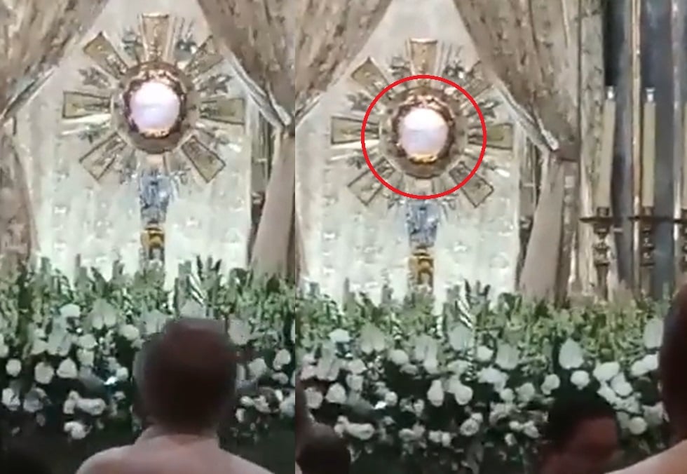 ¿Milagro? Captan a hostia 'latiendo' durante una misa en Guadalajara