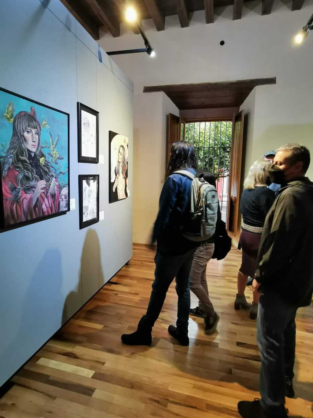 Muestra. A cargo del Colectivo Durango, esta exposición se conforma por pintura, dibujo, grabado, fotografía y arte digital.