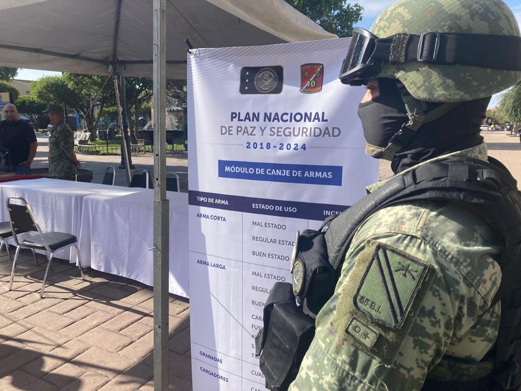 Reactivan programa de canje de armas en seis municipios de Durango