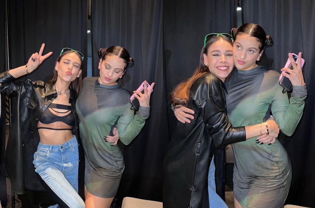 'Hermana, ya eres mexicana', Danna Paola presume su encuentro con Rosalía