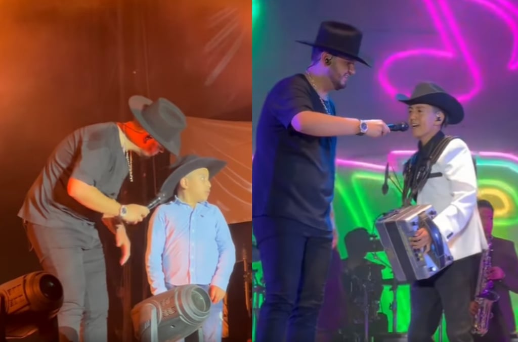 Edén Muñoz cumple sueño de 2 fanáticos en concierto