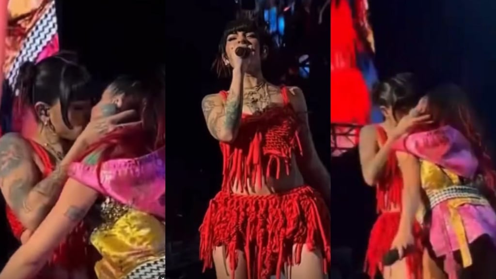 Cazzu Novia De Nodal Se Besa Con Lali Espósito En Pleno Concierto 6667