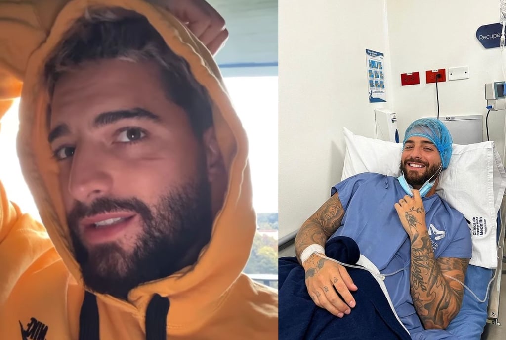 'No podía ni apoyarme', Maluma alarma a sus seguidores al aparecer desde la cama de un hospital
